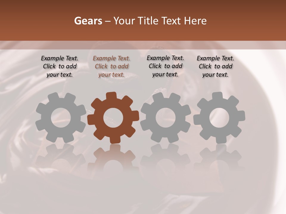 Cream Garnish Shaving PowerPoint Template