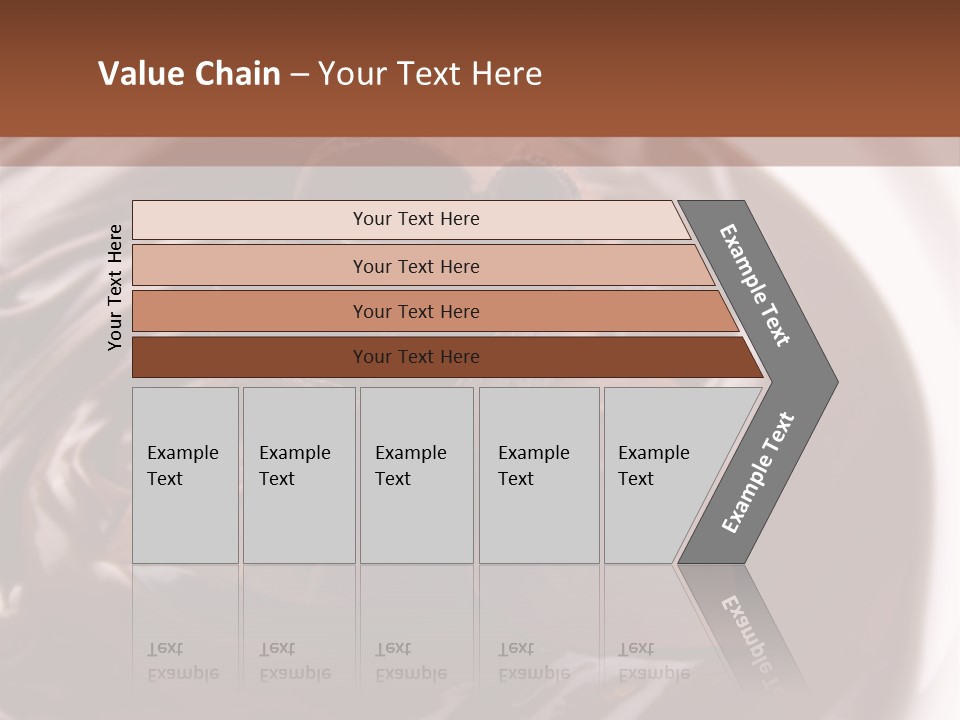 Cream Garnish Shaving PowerPoint Template