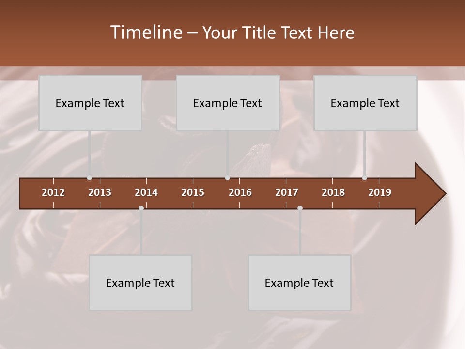 Cream Garnish Shaving PowerPoint Template