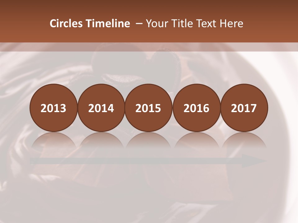 Cream Garnish Shaving PowerPoint Template