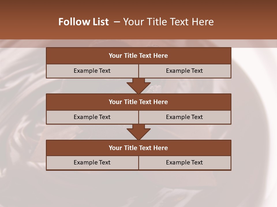 Cream Garnish Shaving PowerPoint Template