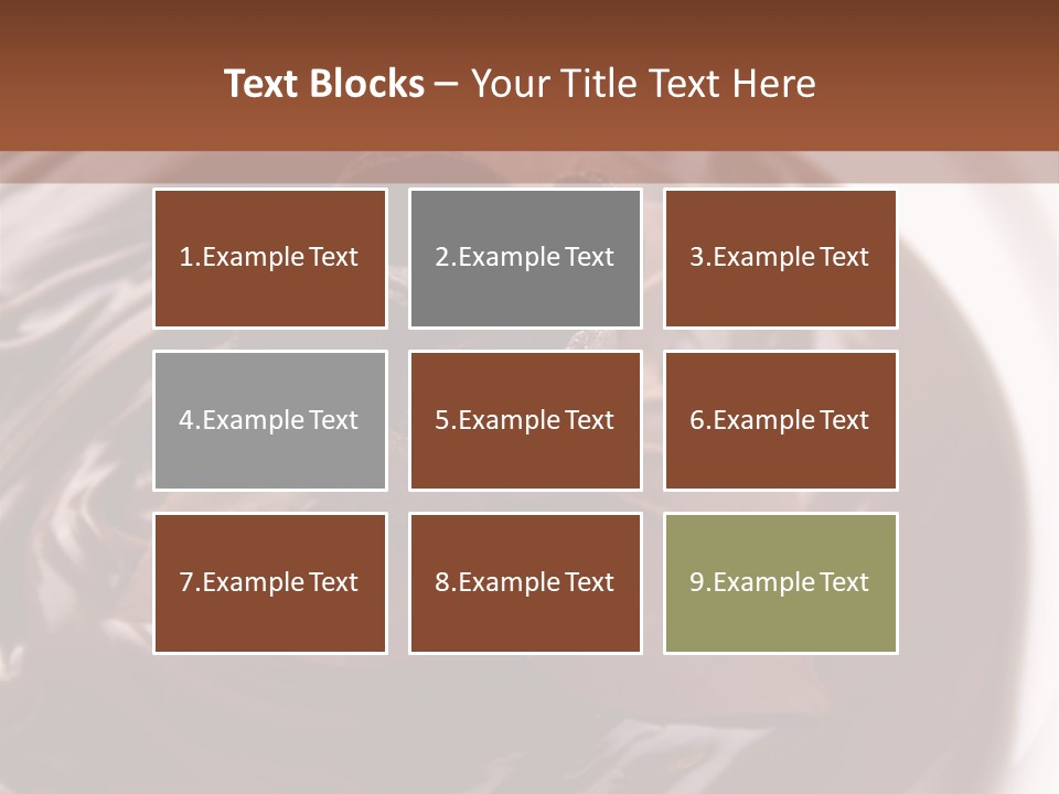 Cream Garnish Shaving PowerPoint Template