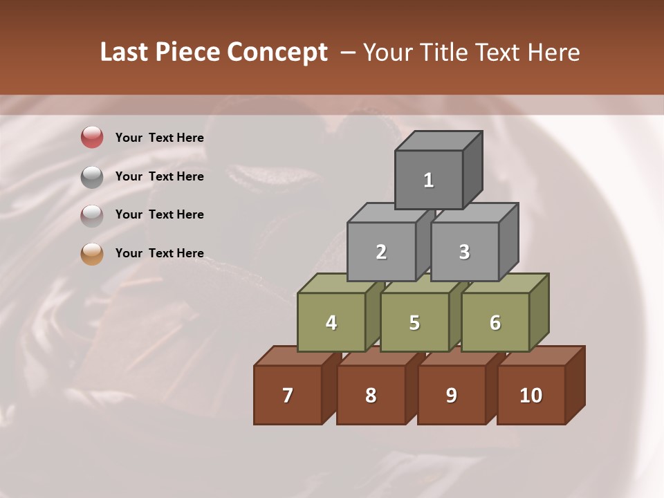 Cream Garnish Shaving PowerPoint Template