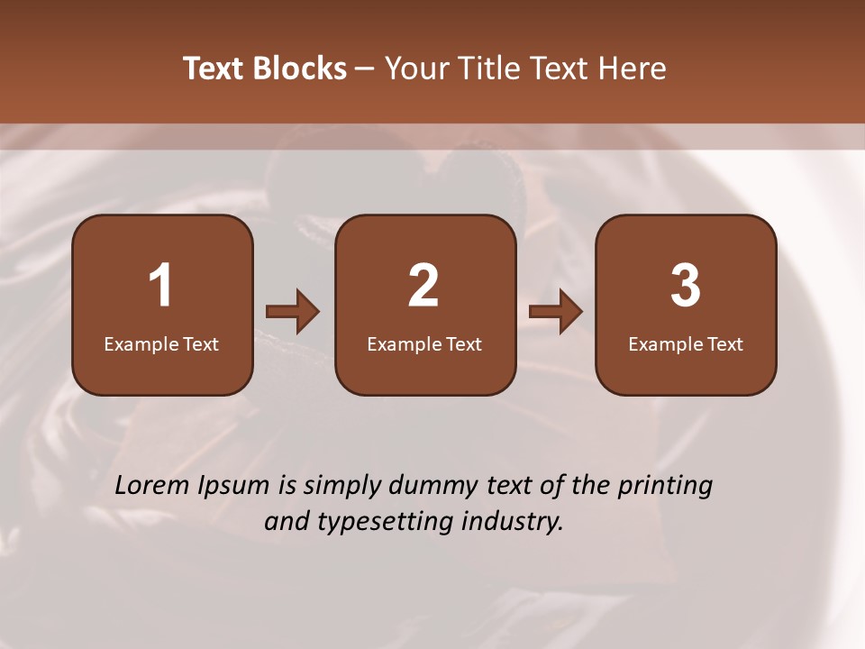 Cream Garnish Shaving PowerPoint Template
