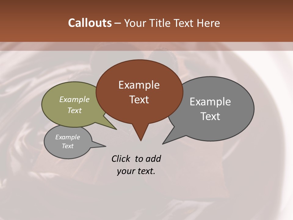 Cream Garnish Shaving PowerPoint Template