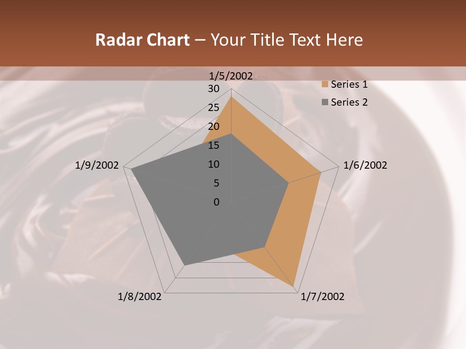 Cream Garnish Shaving PowerPoint Template