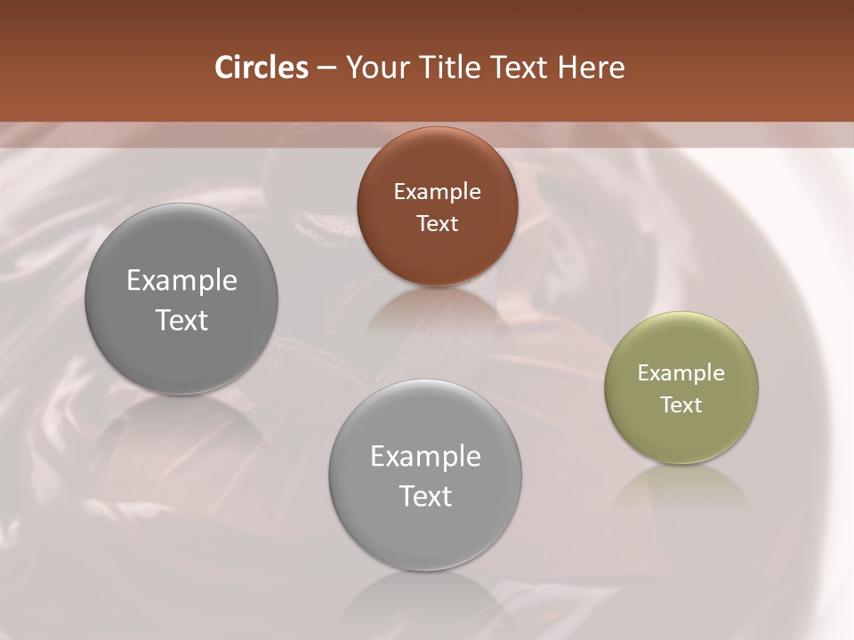 Cream Garnish Shaving PowerPoint Template