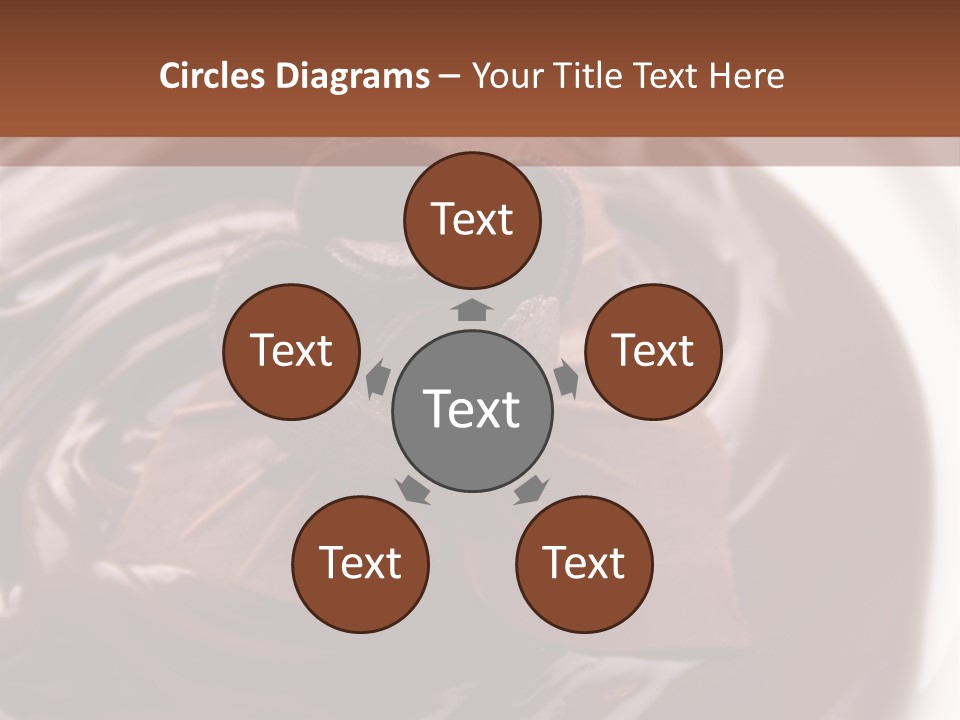 Cream Garnish Shaving PowerPoint Template