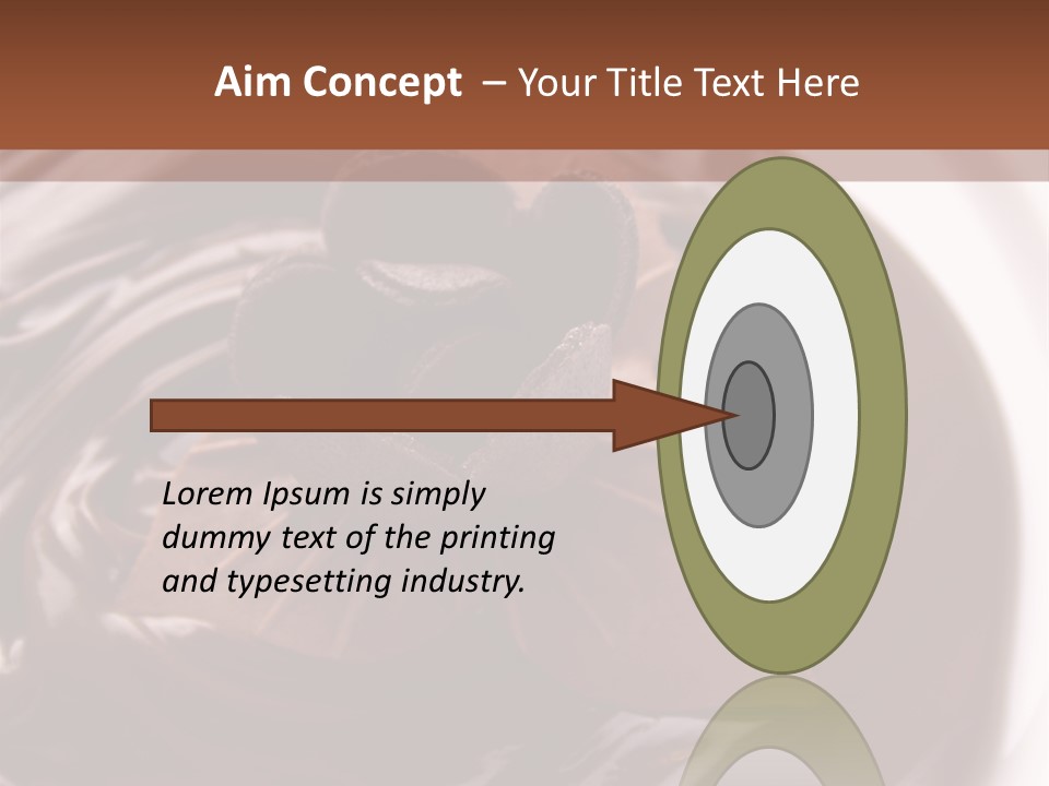 Cream Garnish Shaving PowerPoint Template