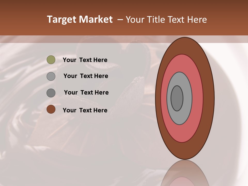 Cream Garnish Shaving PowerPoint Template