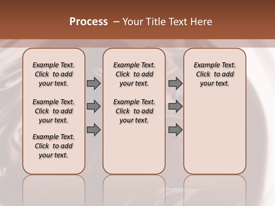 Cream Garnish Shaving PowerPoint Template