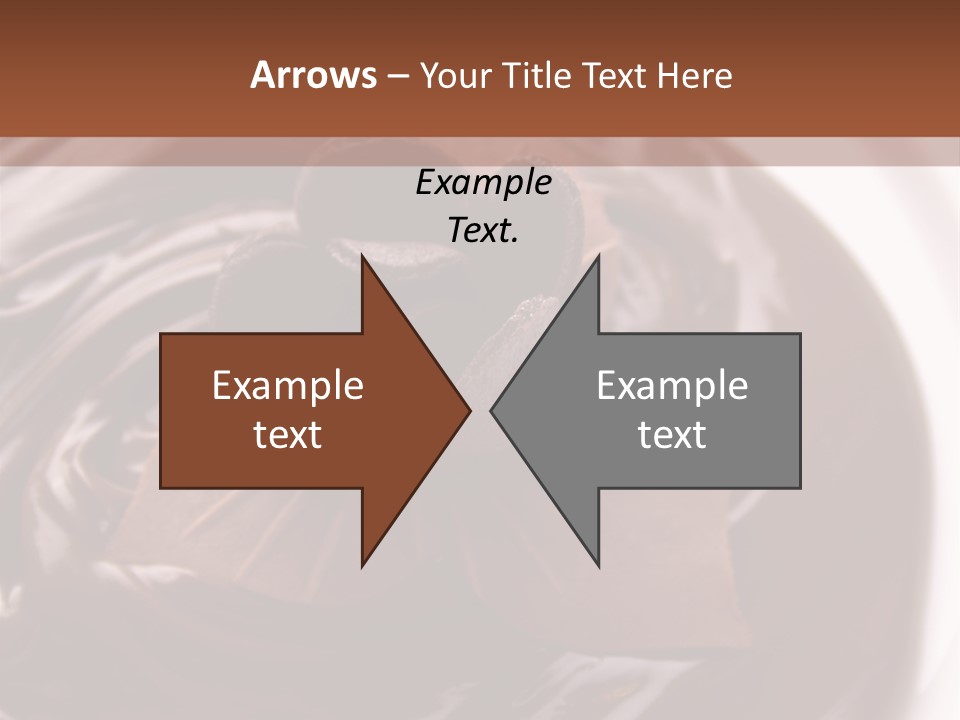 Cream Garnish Shaving PowerPoint Template
