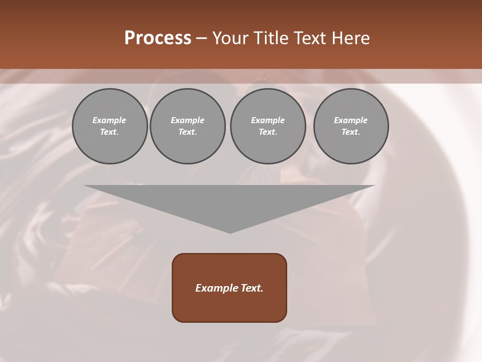 Cream Garnish Shaving PowerPoint Template