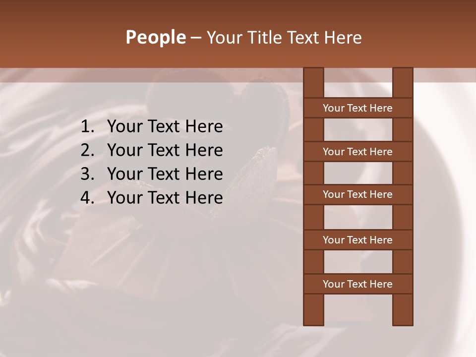 Cream Garnish Shaving PowerPoint Template