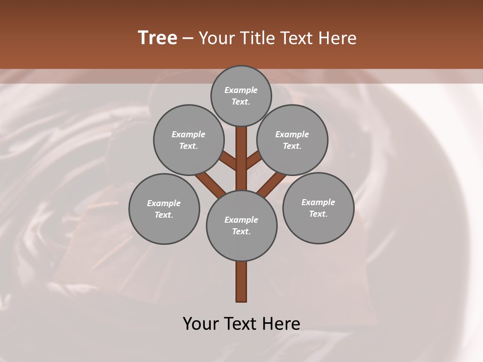 Cream Garnish Shaving PowerPoint Template