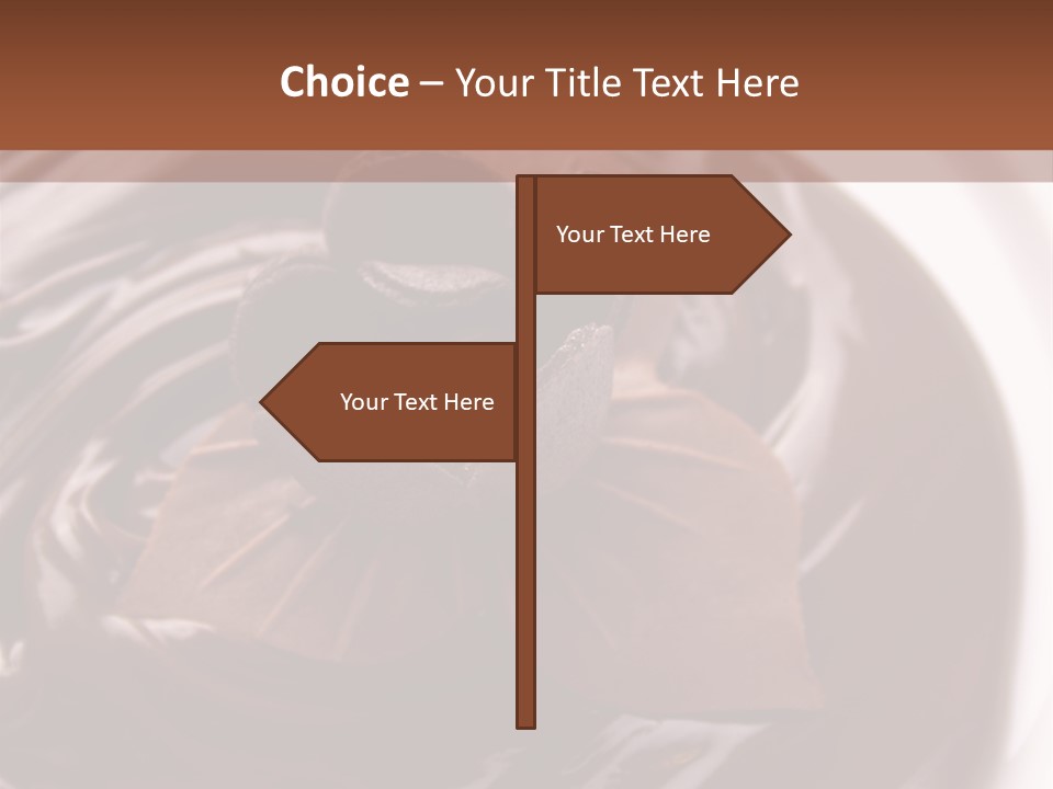 Cream Garnish Shaving PowerPoint Template