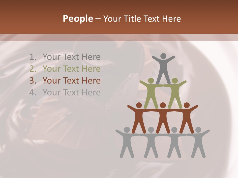 Cream Garnish Shaving PowerPoint Template