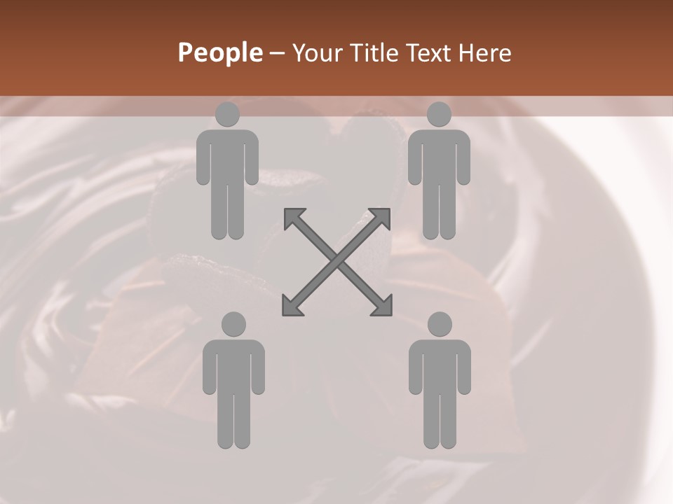 Cream Garnish Shaving PowerPoint Template