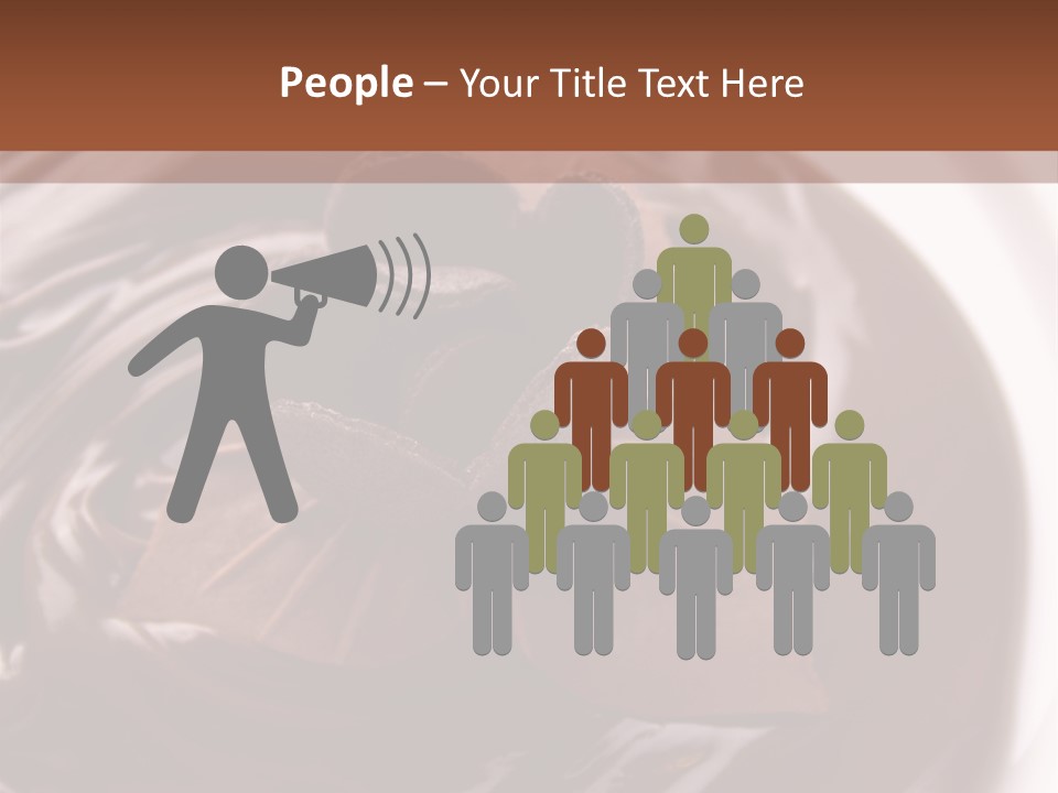 Cream Garnish Shaving PowerPoint Template