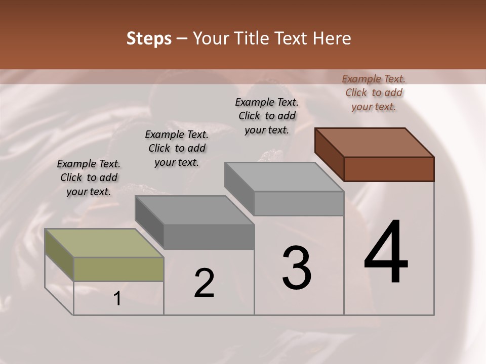 Cream Garnish Shaving PowerPoint Template