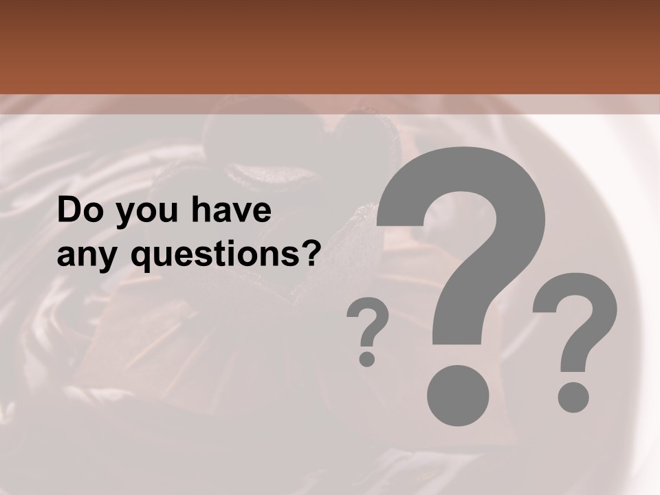 Cream Garnish Shaving PowerPoint Template