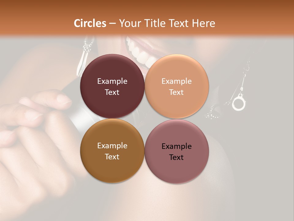 Young Kareoke Joy PowerPoint Template