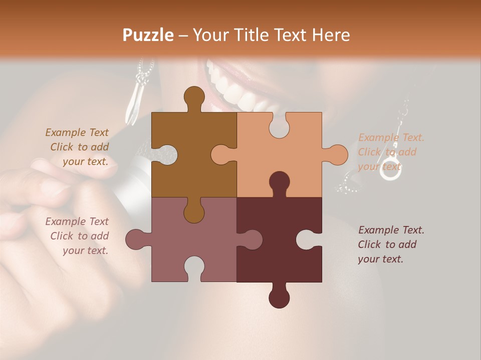 Young Kareoke Joy PowerPoint Template