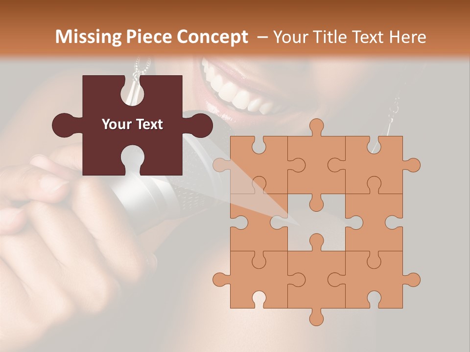 Young Kareoke Joy PowerPoint Template