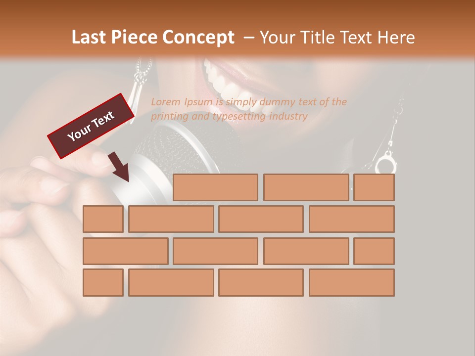 Young Kareoke Joy PowerPoint Template