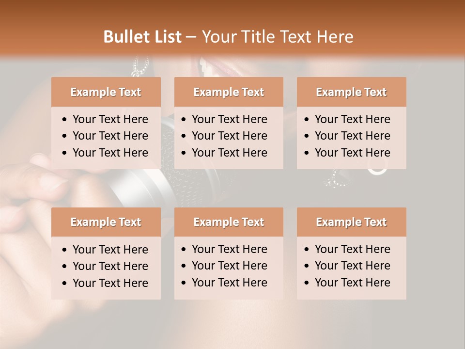 Young Kareoke Joy PowerPoint Template