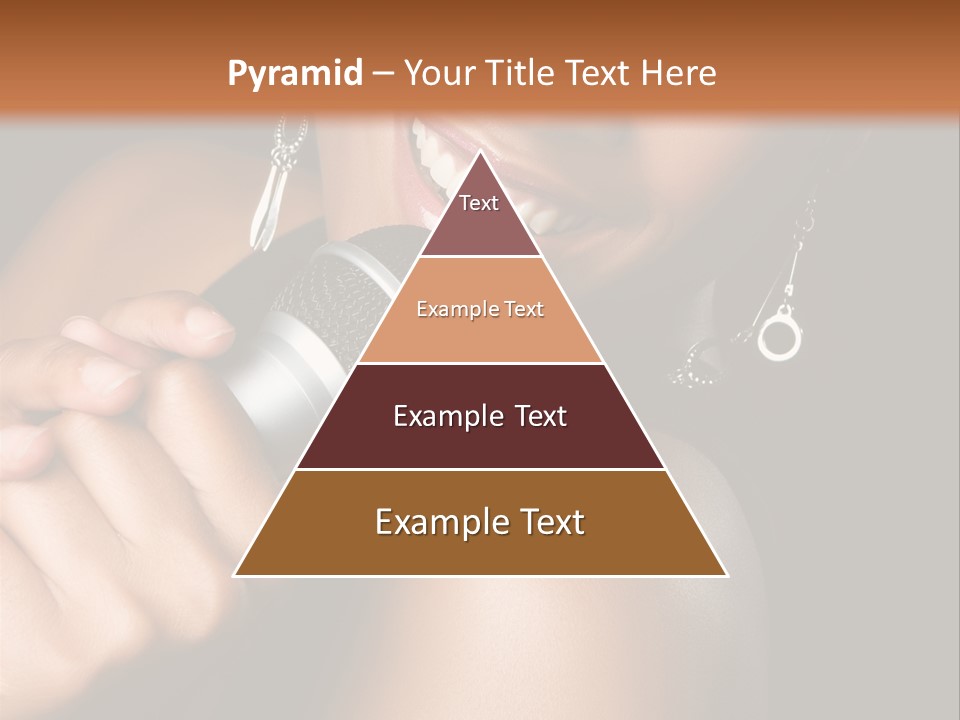 Young Kareoke Joy PowerPoint Template