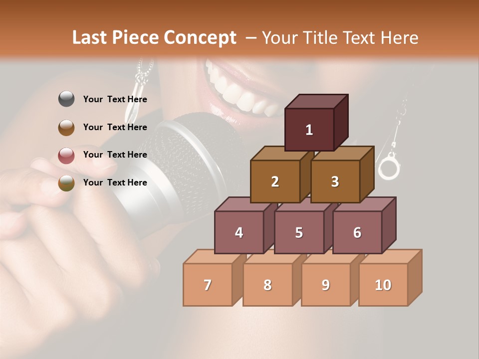 Young Kareoke Joy PowerPoint Template