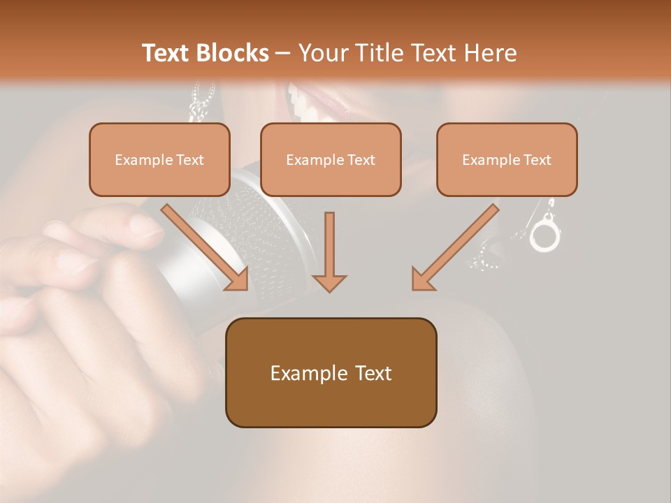 Young Kareoke Joy PowerPoint Template