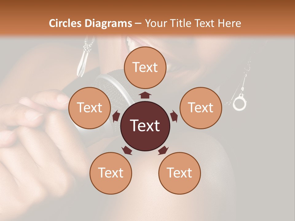 Young Kareoke Joy PowerPoint Template