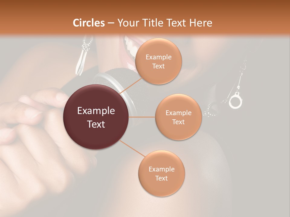 Young Kareoke Joy PowerPoint Template