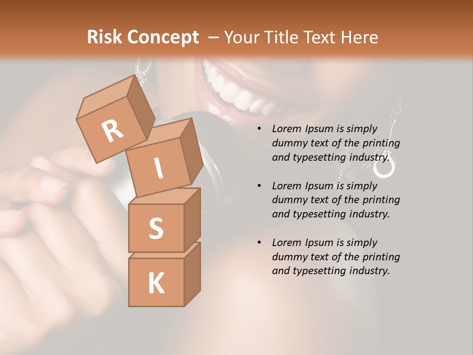 Young Kareoke Joy PowerPoint Template