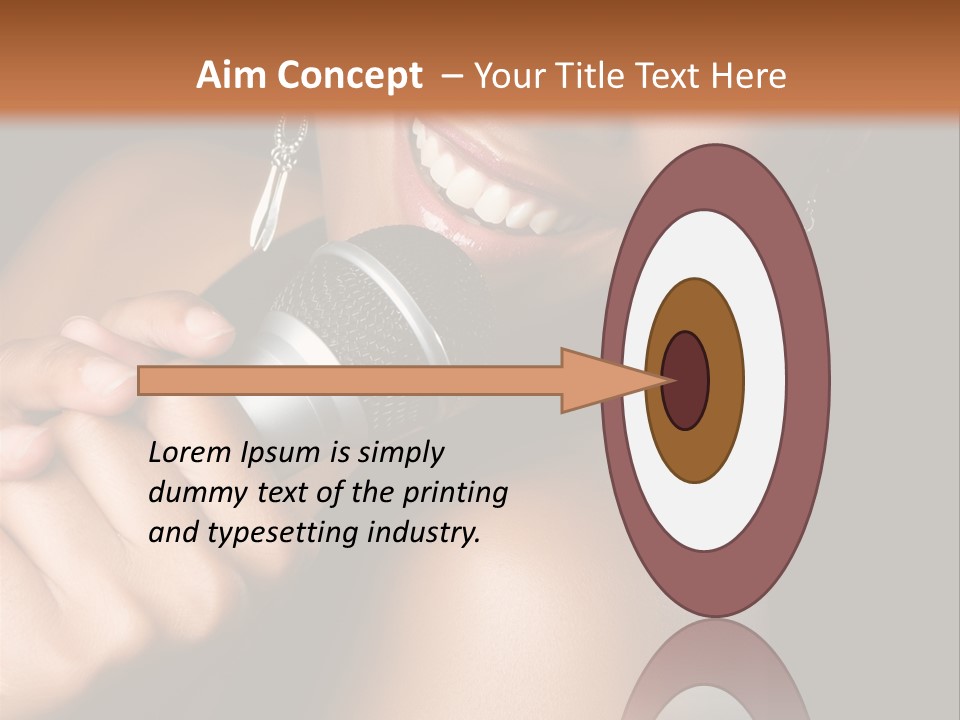 Young Kareoke Joy PowerPoint Template