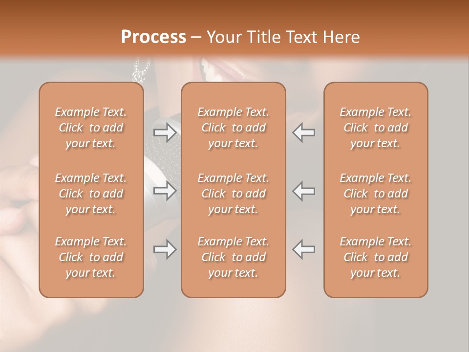 Young Kareoke Joy PowerPoint Template