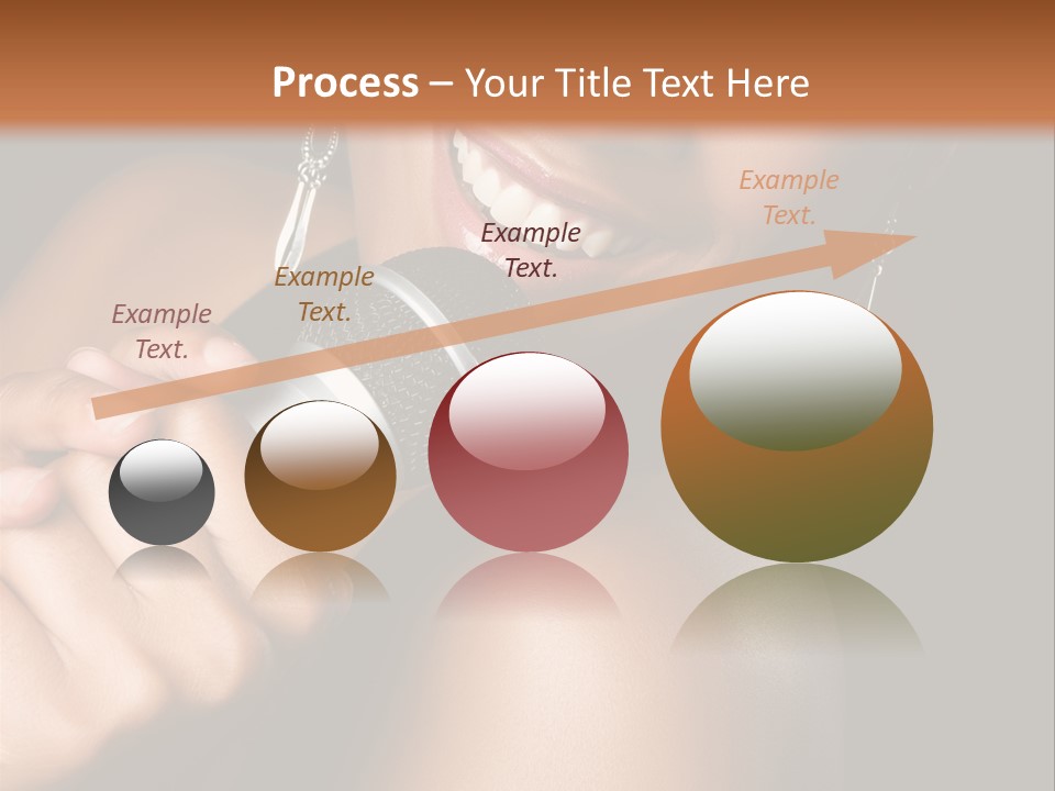 Young Kareoke Joy PowerPoint Template