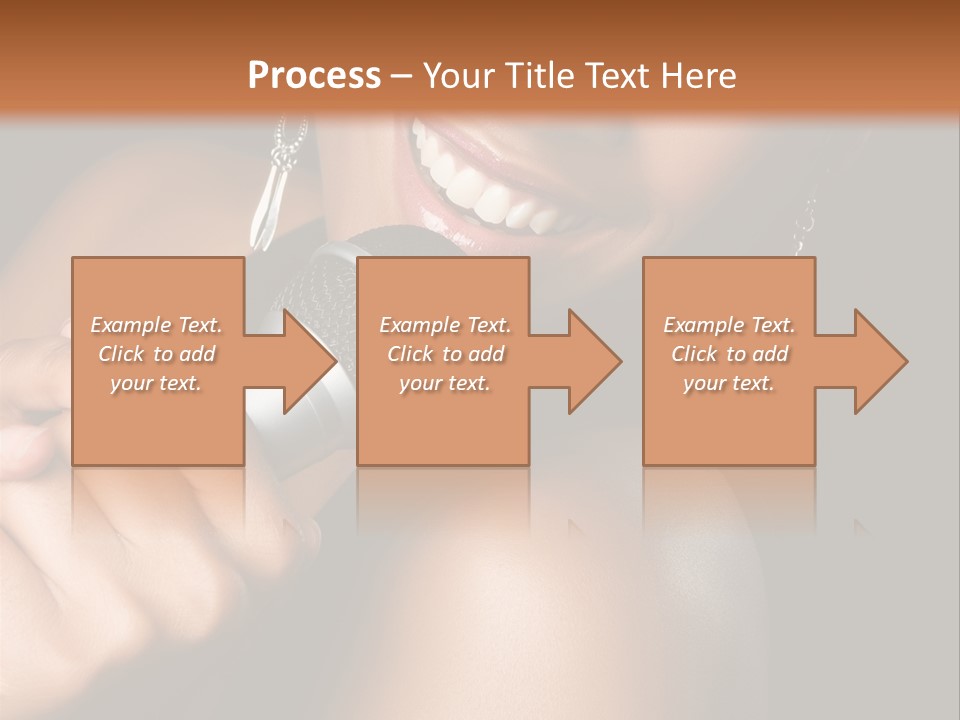 Young Kareoke Joy PowerPoint Template