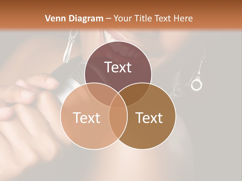 Young Kareoke Joy PowerPoint Template