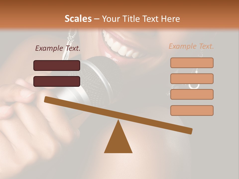 Young Kareoke Joy PowerPoint Template