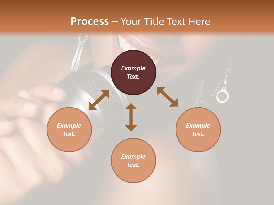 Young Kareoke Joy PowerPoint Template