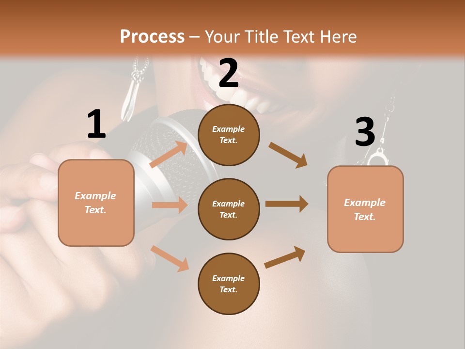 Young Kareoke Joy PowerPoint Template