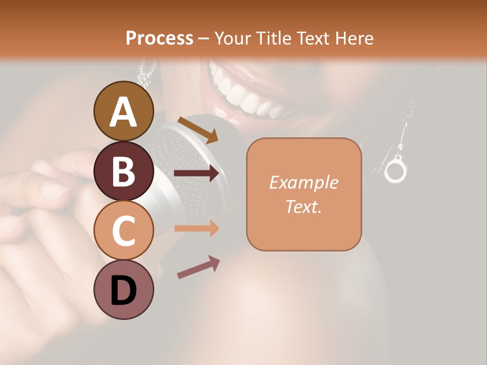 Young Kareoke Joy PowerPoint Template