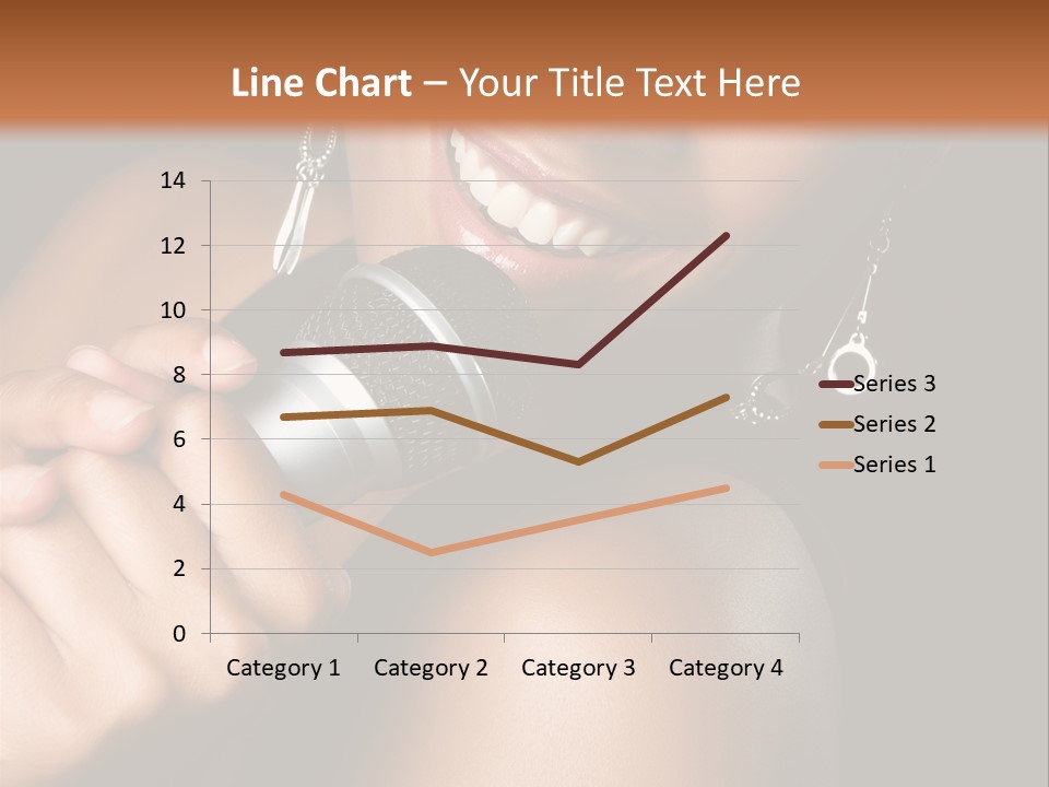 Young Kareoke Joy PowerPoint Template
