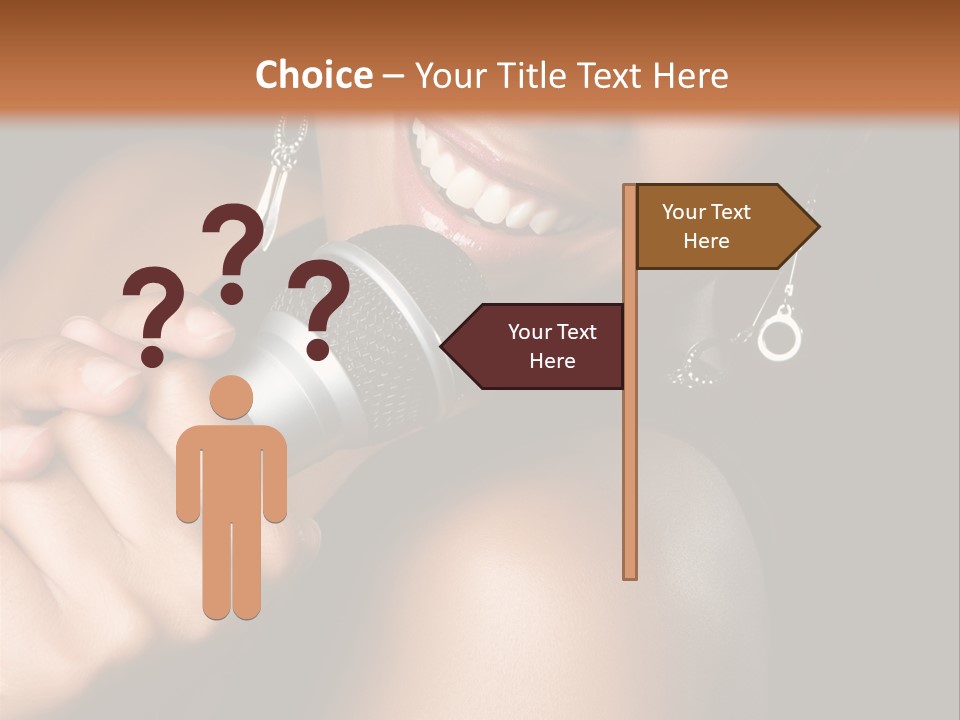 Young Kareoke Joy PowerPoint Template