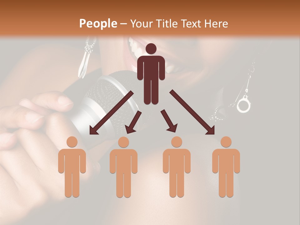 Young Kareoke Joy PowerPoint Template