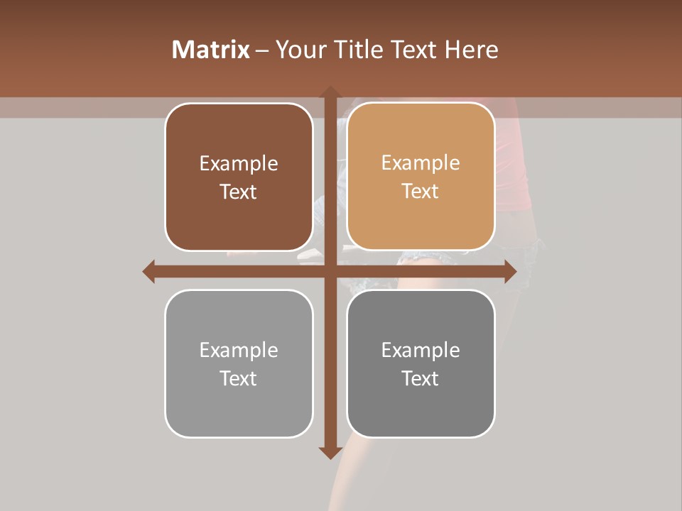 A Woman Dancing In The Air With Her Arms Outstretched PowerPoint Template