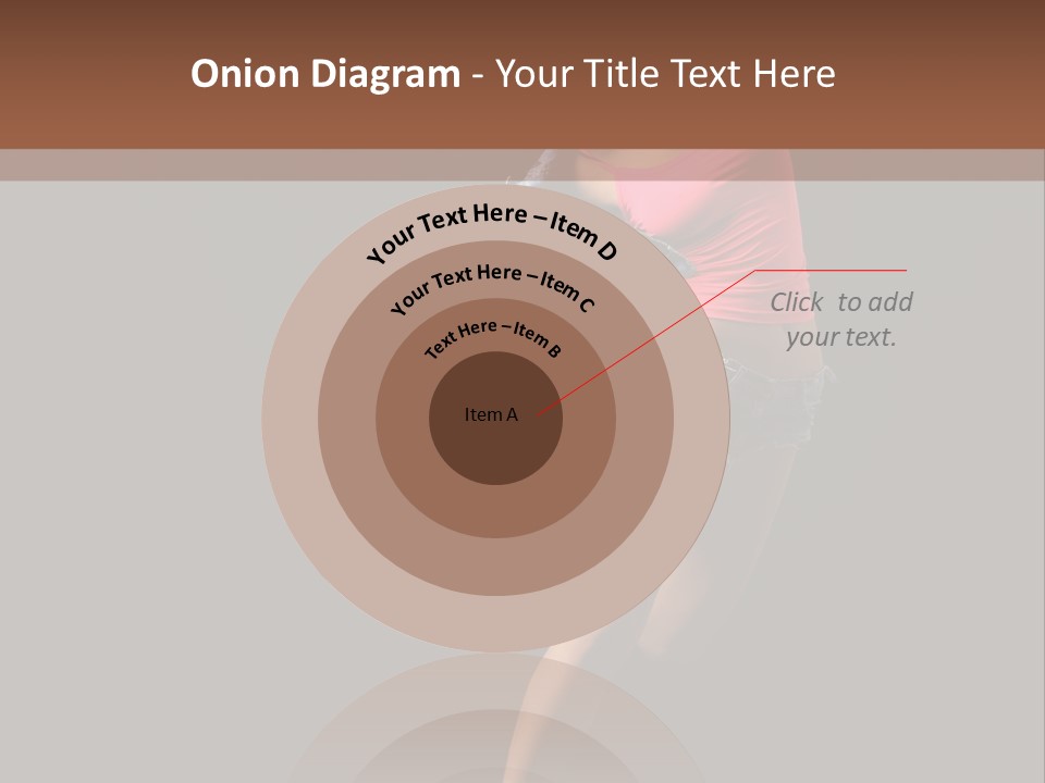 A Woman Dancing In The Air With Her Arms Outstretched PowerPoint Template